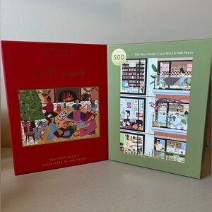 Bundle of 2 Puzzles - Tis The Season and Homebodies (500 Pieces)